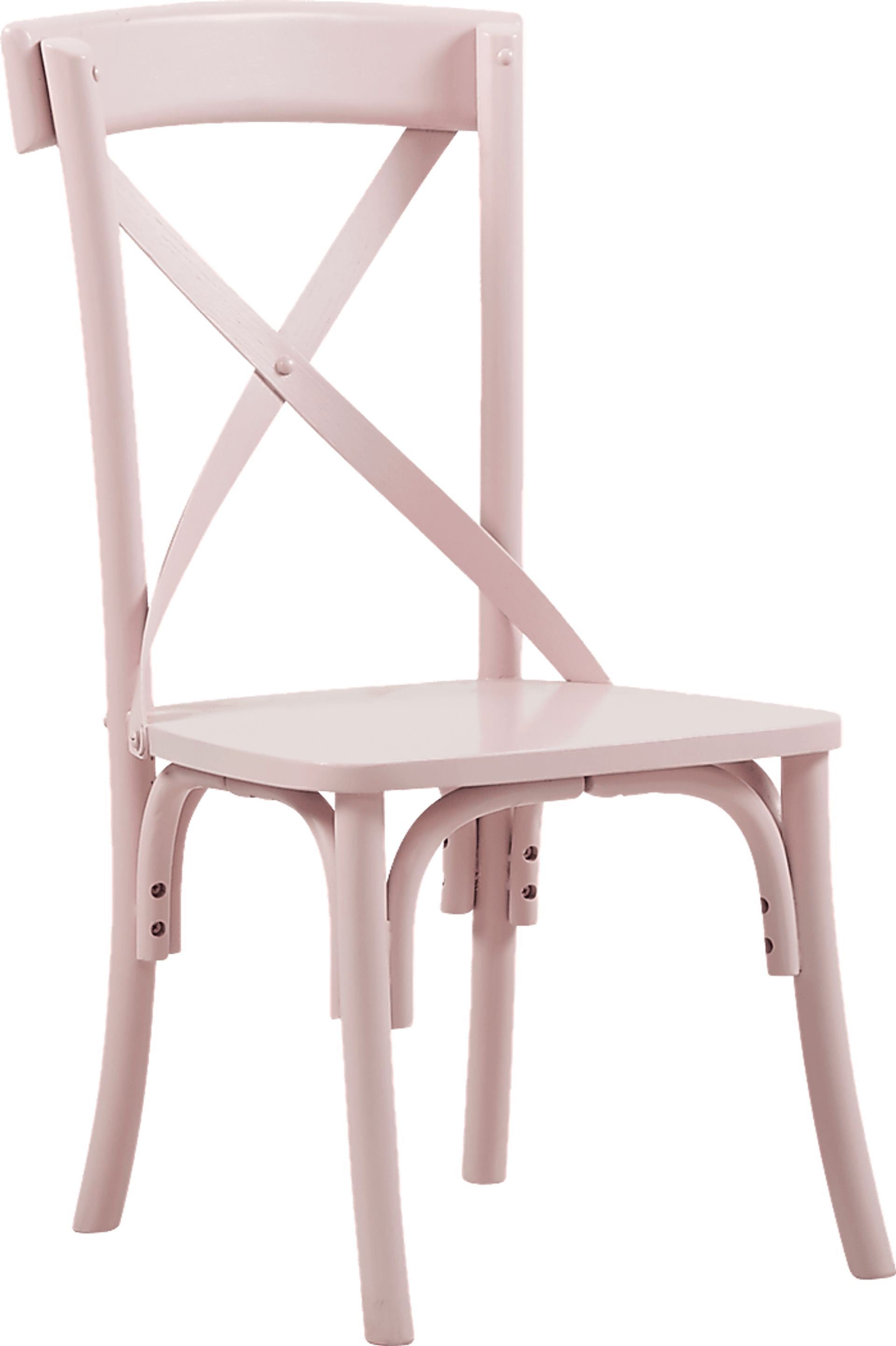 Kids Keagan Pink X-Back Chair - Image 1
