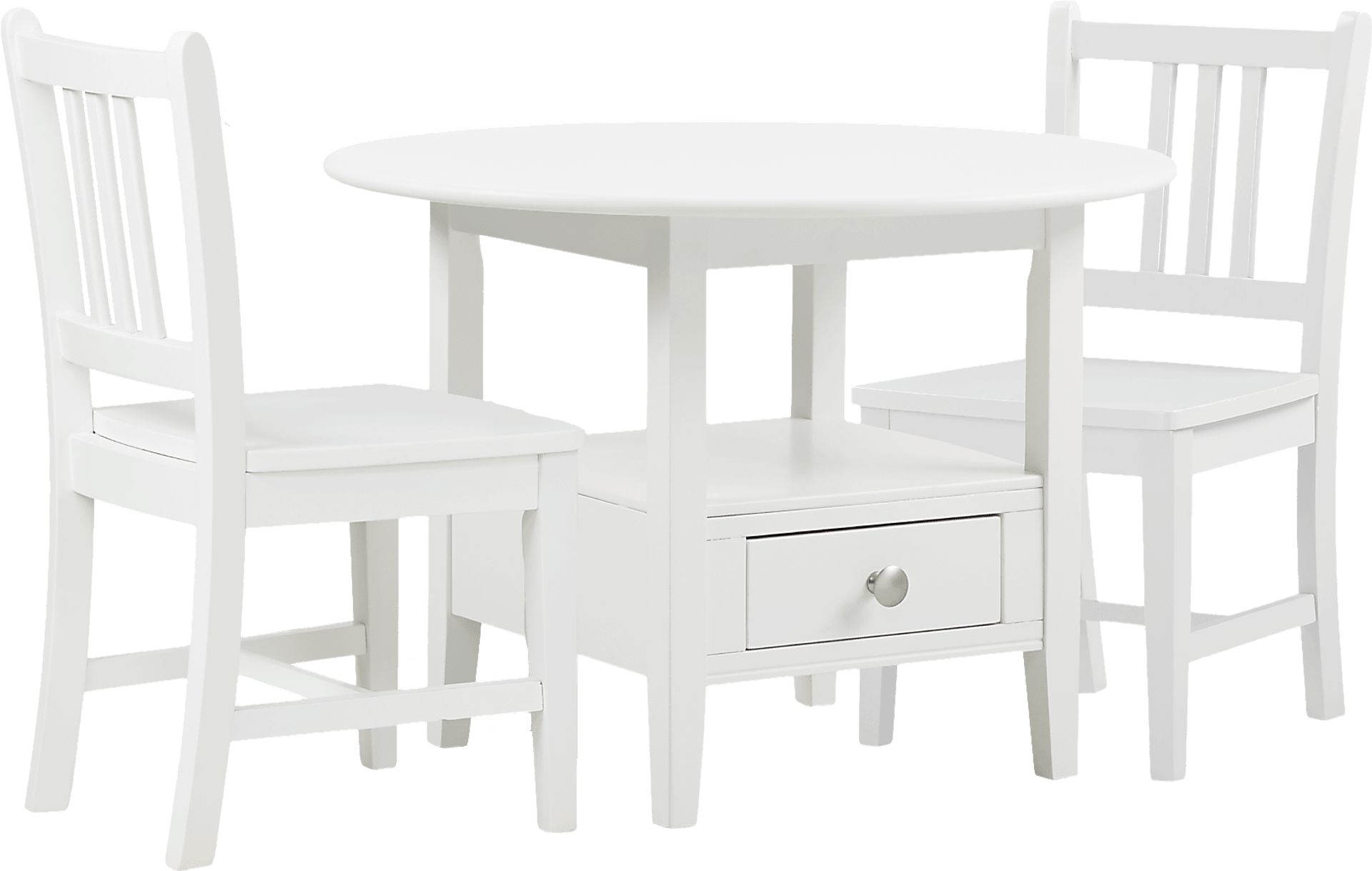 Kids Keagan White 3 Pc Table Set - Image 1
