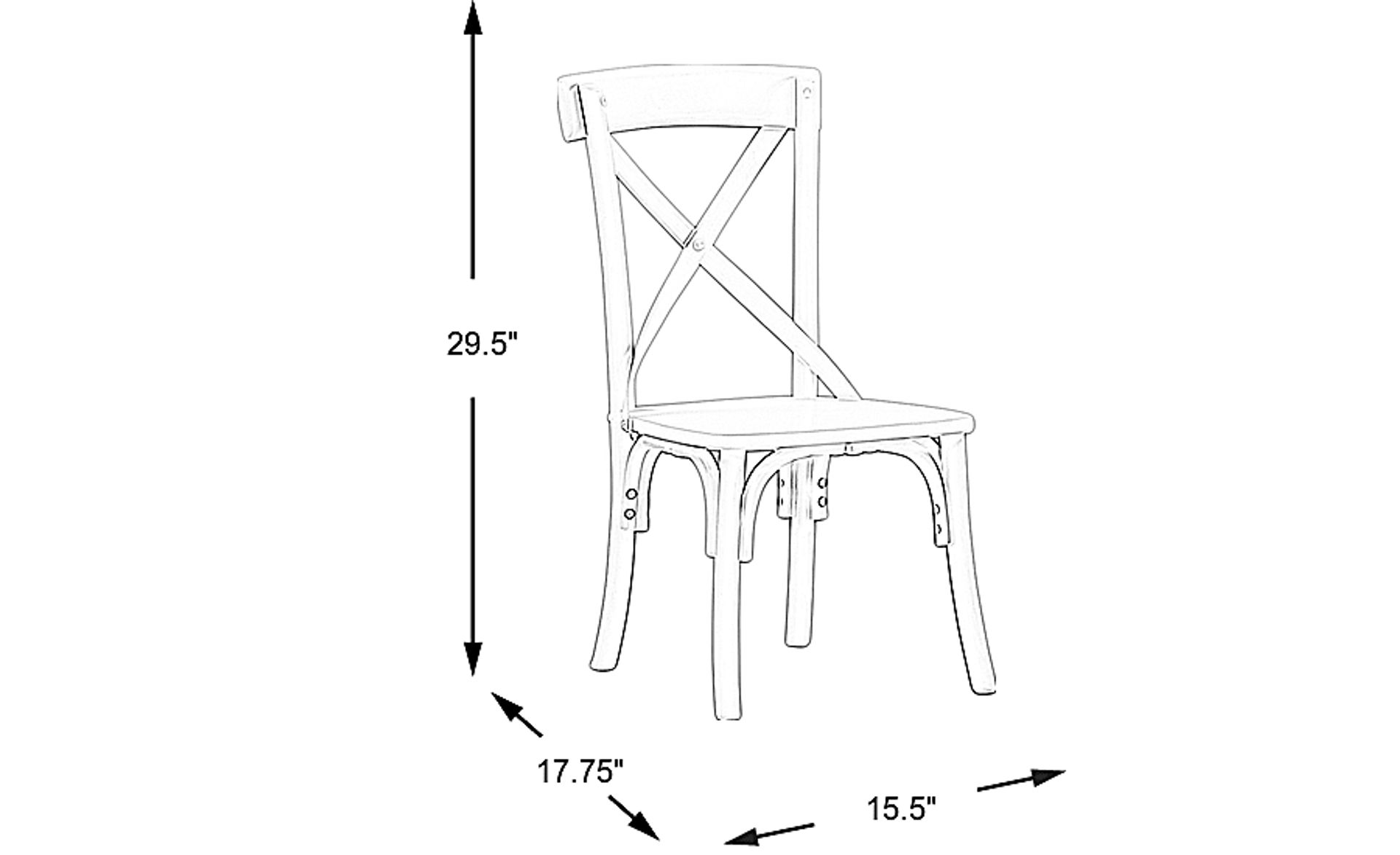 Dimension Image. Please refer to the Dimension Tab on this page for dimension details.