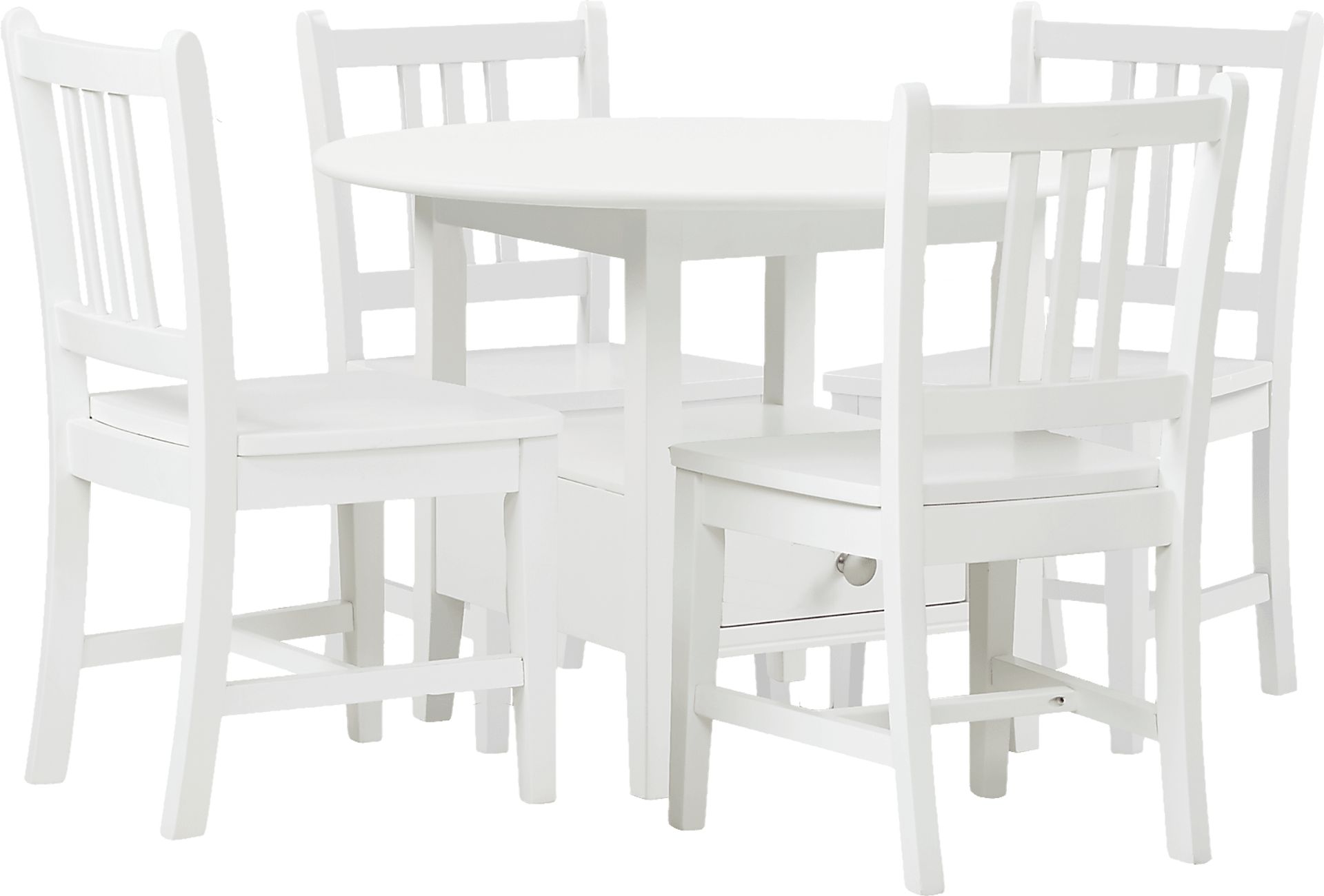 Kids Keagan White 5 Pc Table Set - Image 1