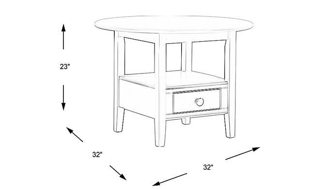 Dimension Image. Please refer to the Dimension Tab on this page for dimension details.
