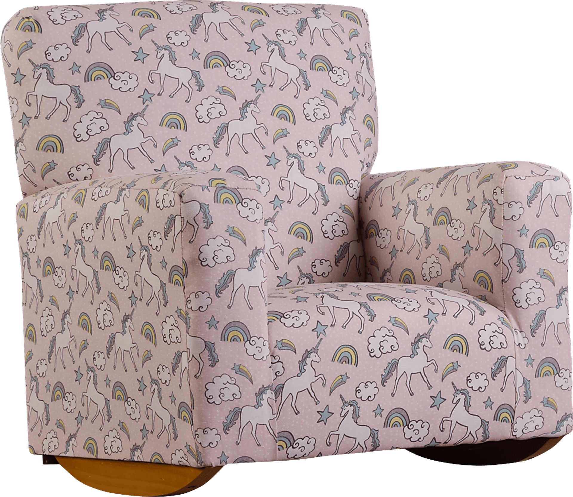 Kelti Light Pink Toddler Rocker - Image 1