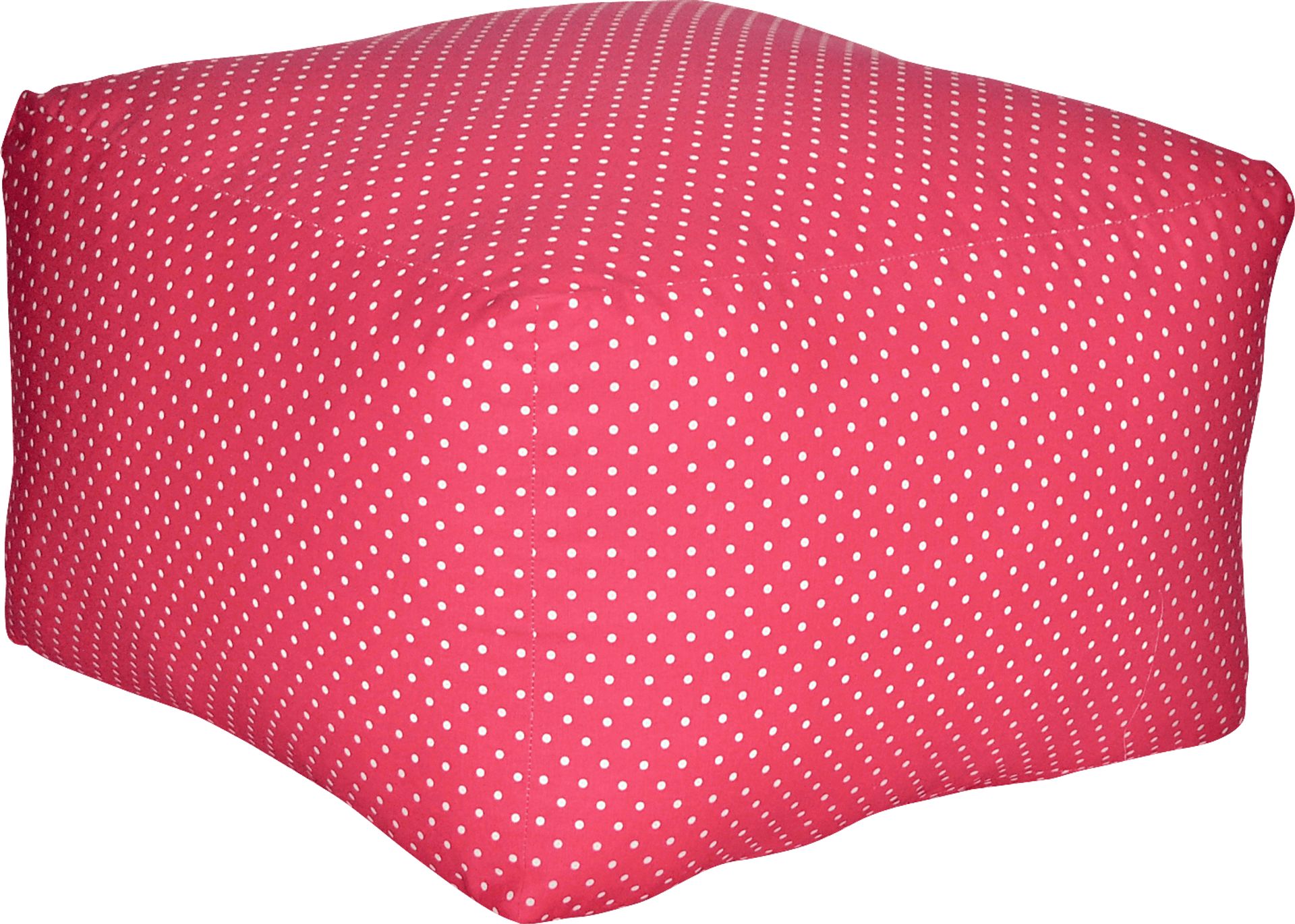 Kids Kikka Pink Square Poufette - Image 1