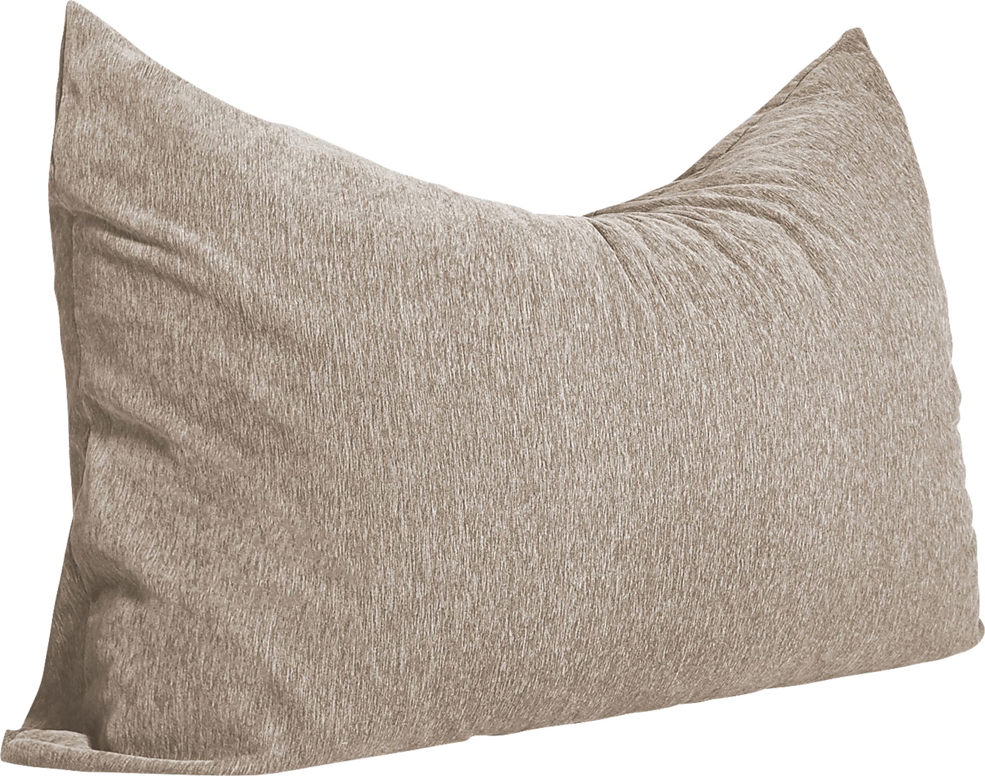 Kids Kimmy Beige Large Bean Bag Chair and Floor Pillow - Image 1