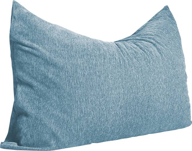Kids Kimmy Blue Large Bean Bag Chair and Floor Pillow - Thumbnail - Image 1