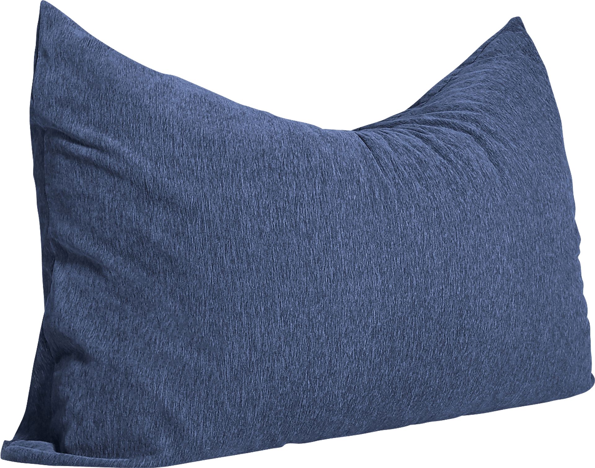Kids Kimmy Navy Large Bean Bag Chair and Floor Pillow - Image 1