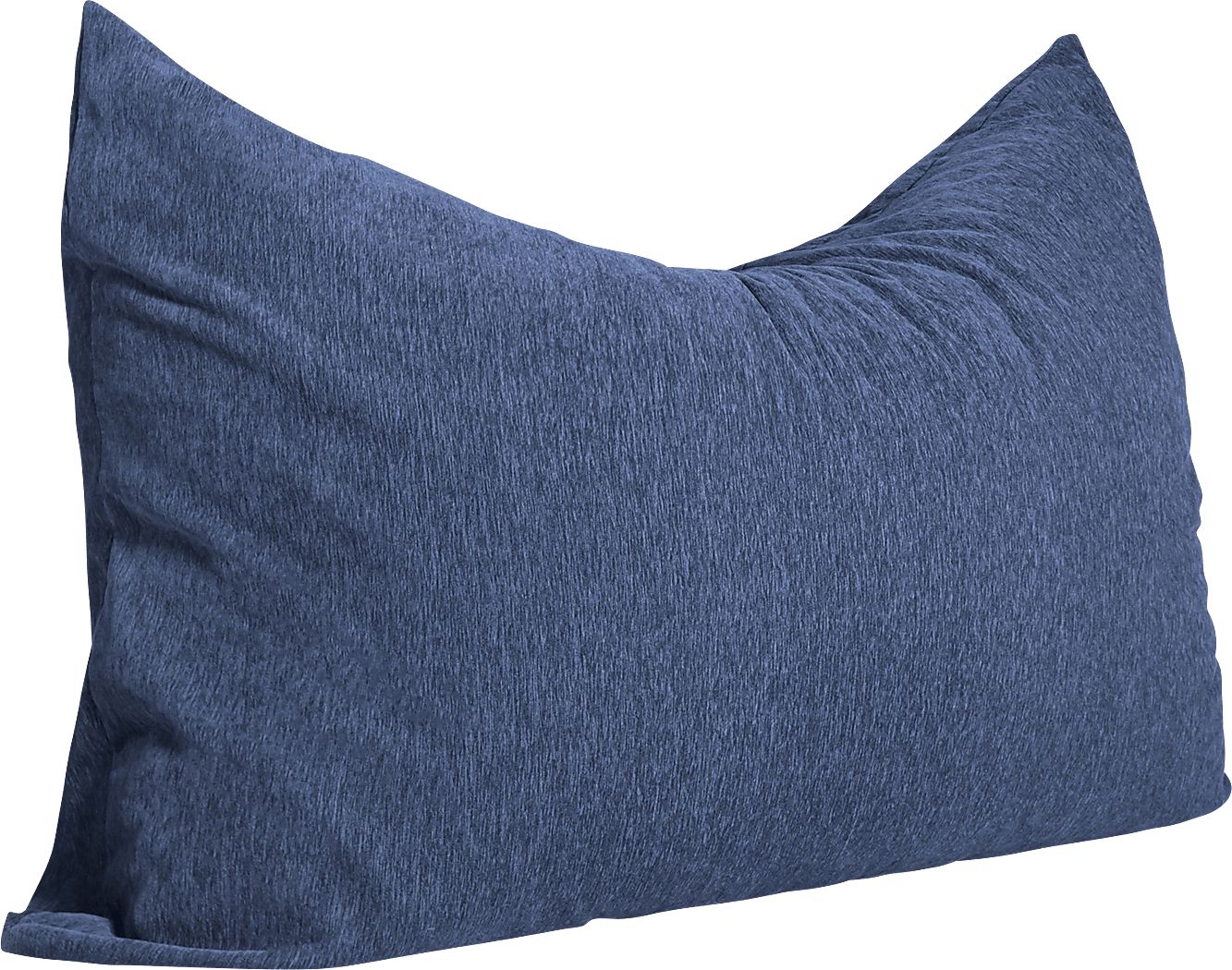 Kimmy Navy Blue Chenille Fabric Bean Bag Chair And Lounger Rooms To Go