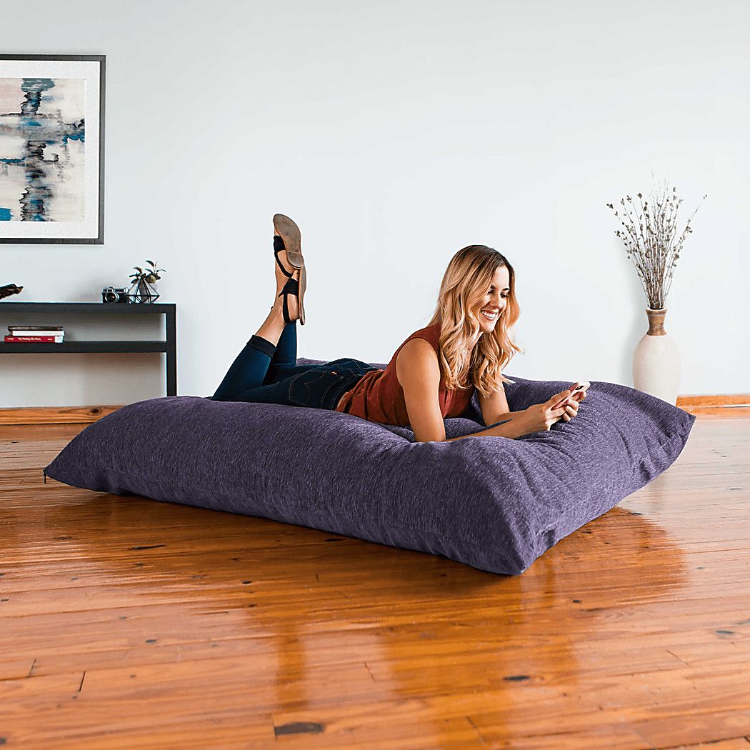Kids Kimmy Large Bean Bag Chair and Floor Pillow - Thumbnail 4