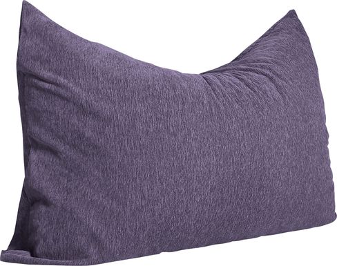 Kids Kimmy Purple Large Bean Bag Chair and Floor Pillow