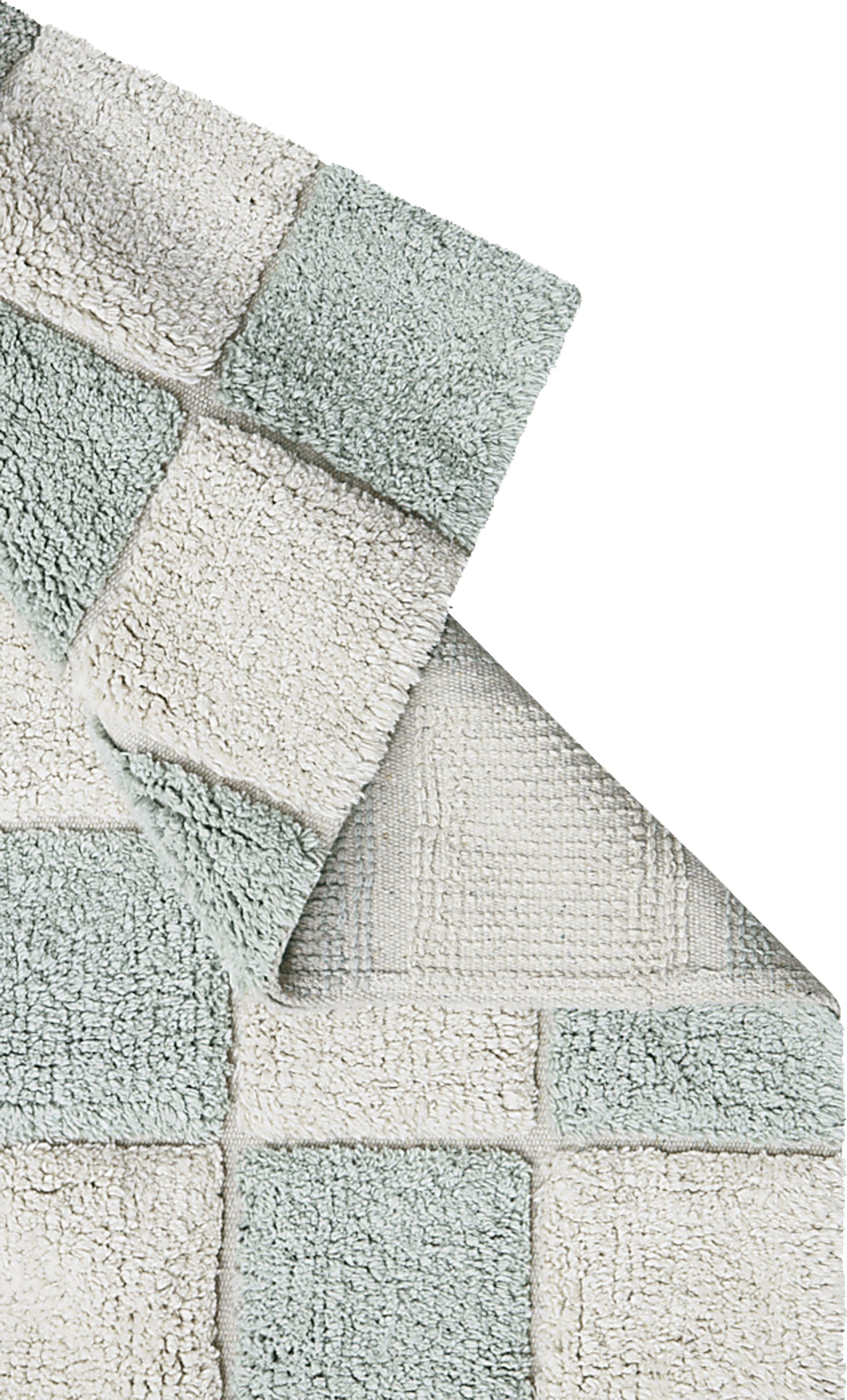 Kids Kitchen Tiles Blue/Sage 4' x 5'3 Machine Washable Rug - Image 3
