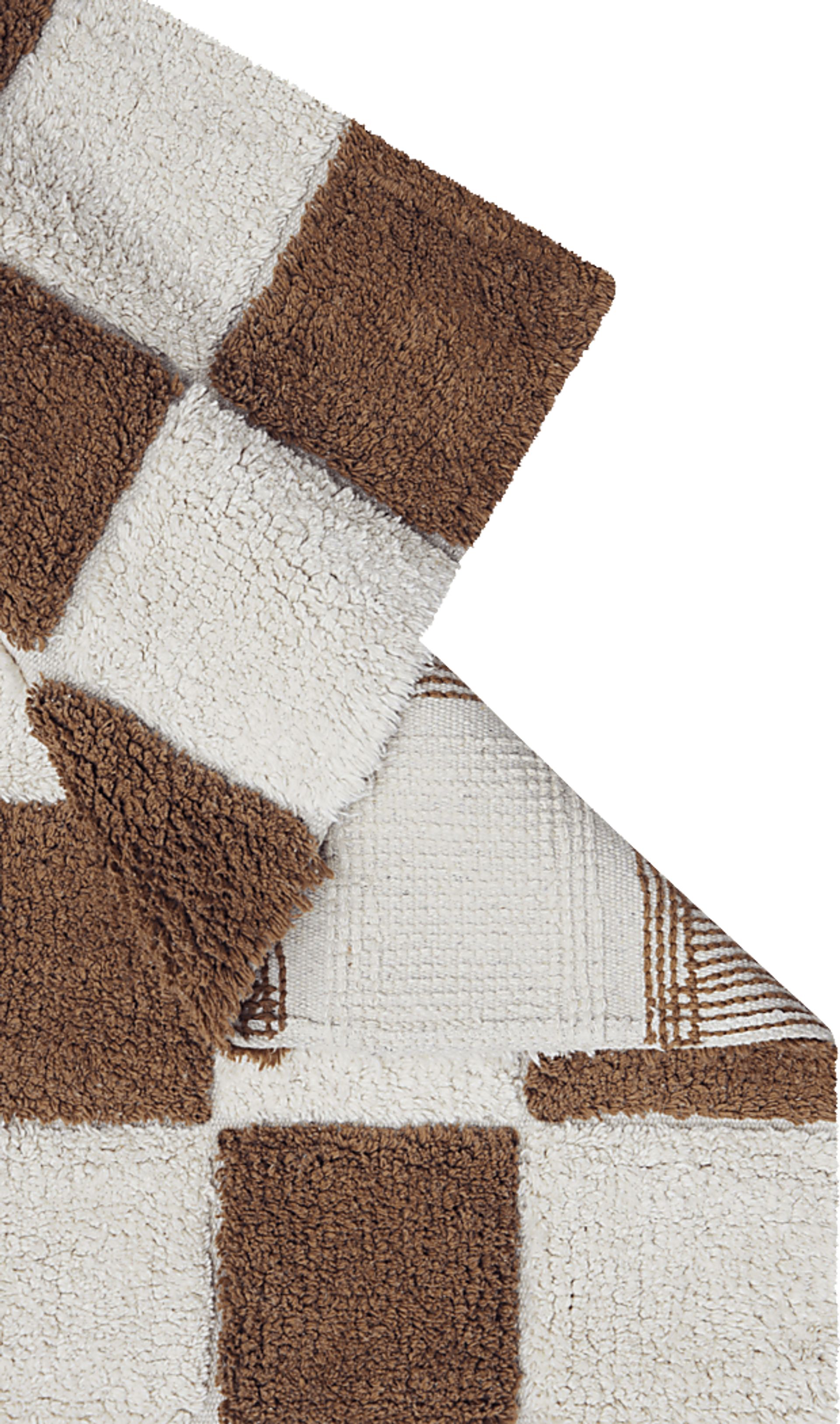 Kids Kitchen Tiles Brown 4' x 5'3 Machine Washable Rug - Image 3