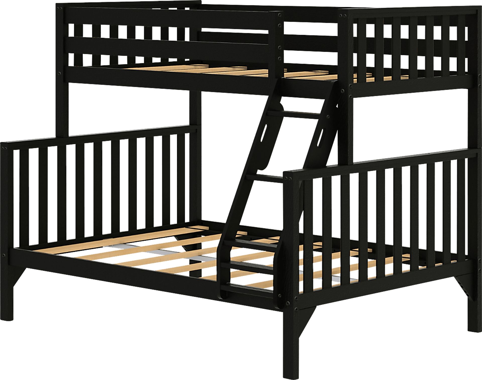 Kids Klaudie II Black Twin/Full Bunk Bed - Image 1