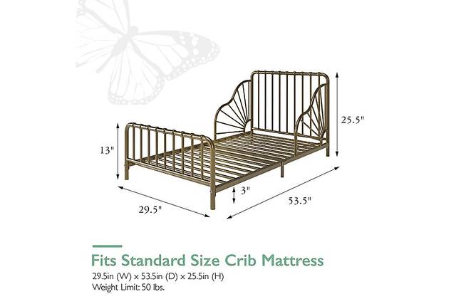 Kids Kodia Gold Toddler Bed - Thumbnail - Image 6