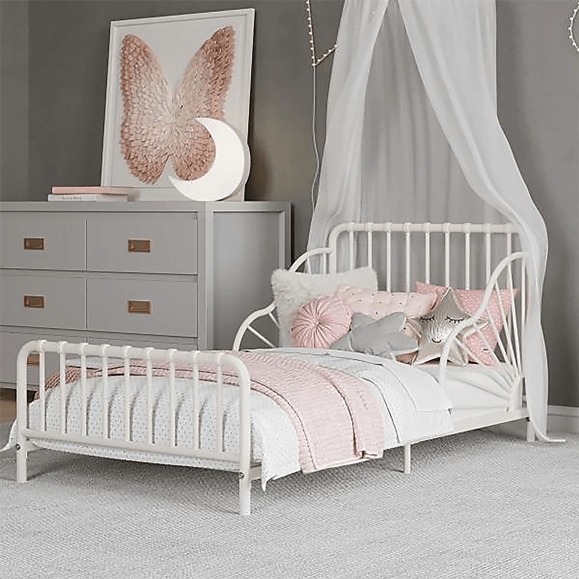 Kids Kodia White Toddler Bed - Image 2