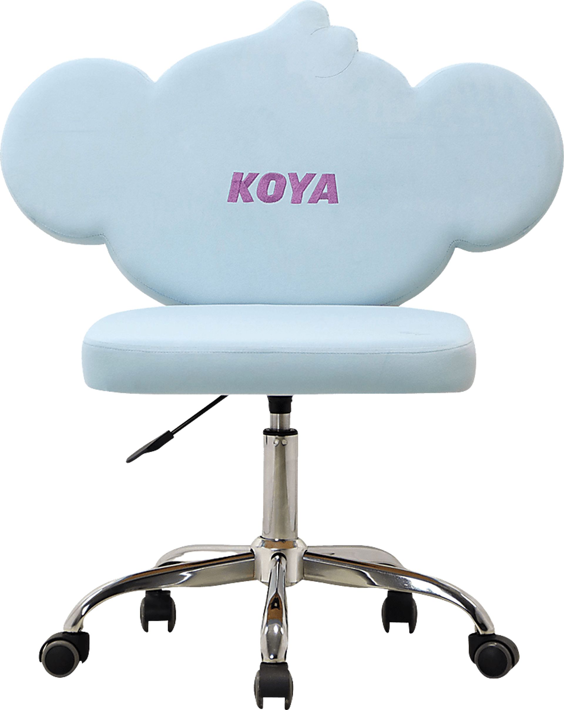 Kids Koya Blue Swivel Vanity Chair - Image 2