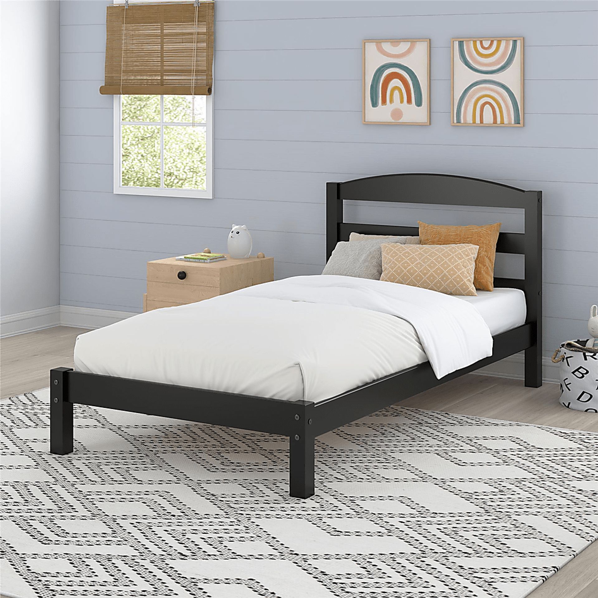 Kids Krevan Black Twin Bed - Image 2