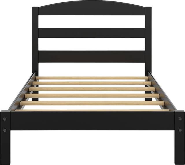 Kids Krevan Black Twin Bed - Thumbnail - Image 4