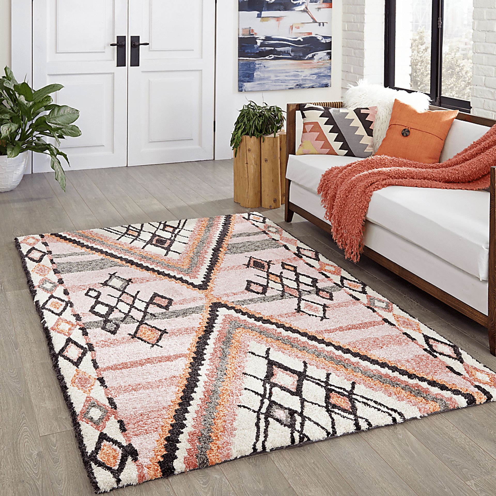 Kids Kwanza Pink 5' x 7'6 Rug - Image 6