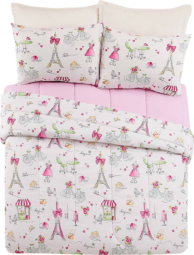 Kids La Parie Pink 2 Pc Twin Comforter Set - Thumbnail - Image 2