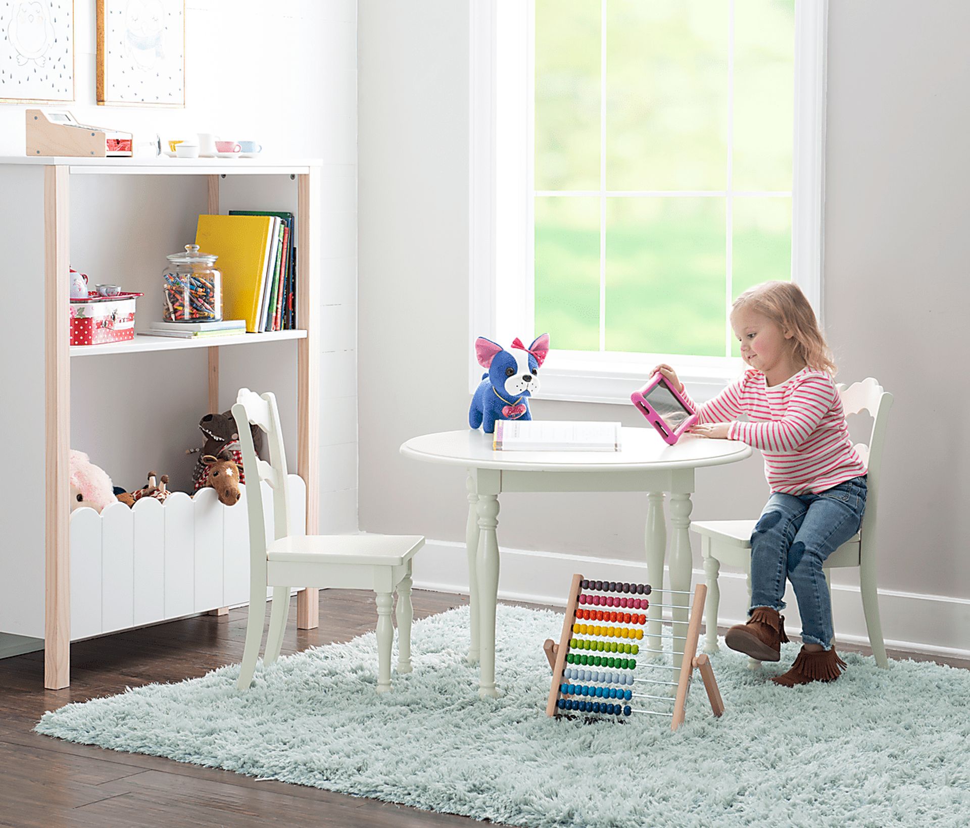 Kids Ladly Beige Table Set - Image 3
