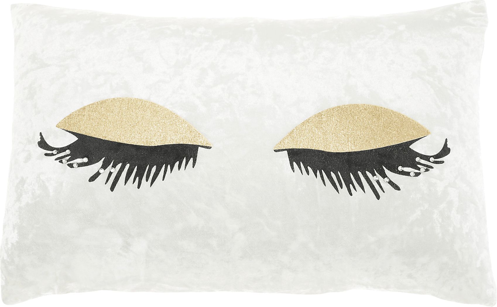 Kids Lash Park Gold Throw Pillow