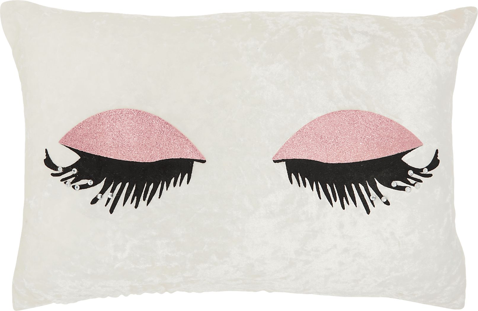 Kids Lash Park Rose Gold Throw Pillow