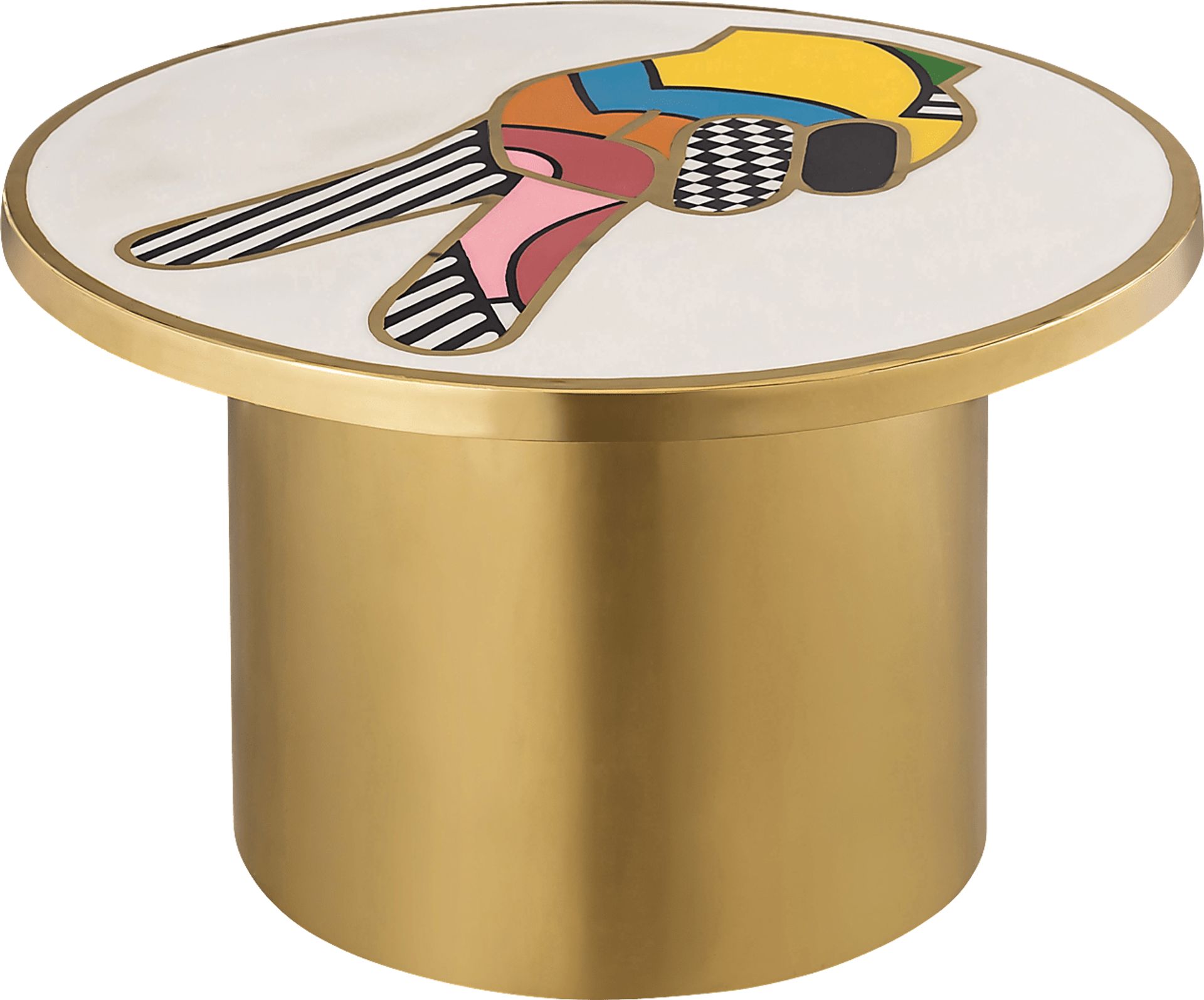 Kids Latoure Gold Cocktail Table - Image 5