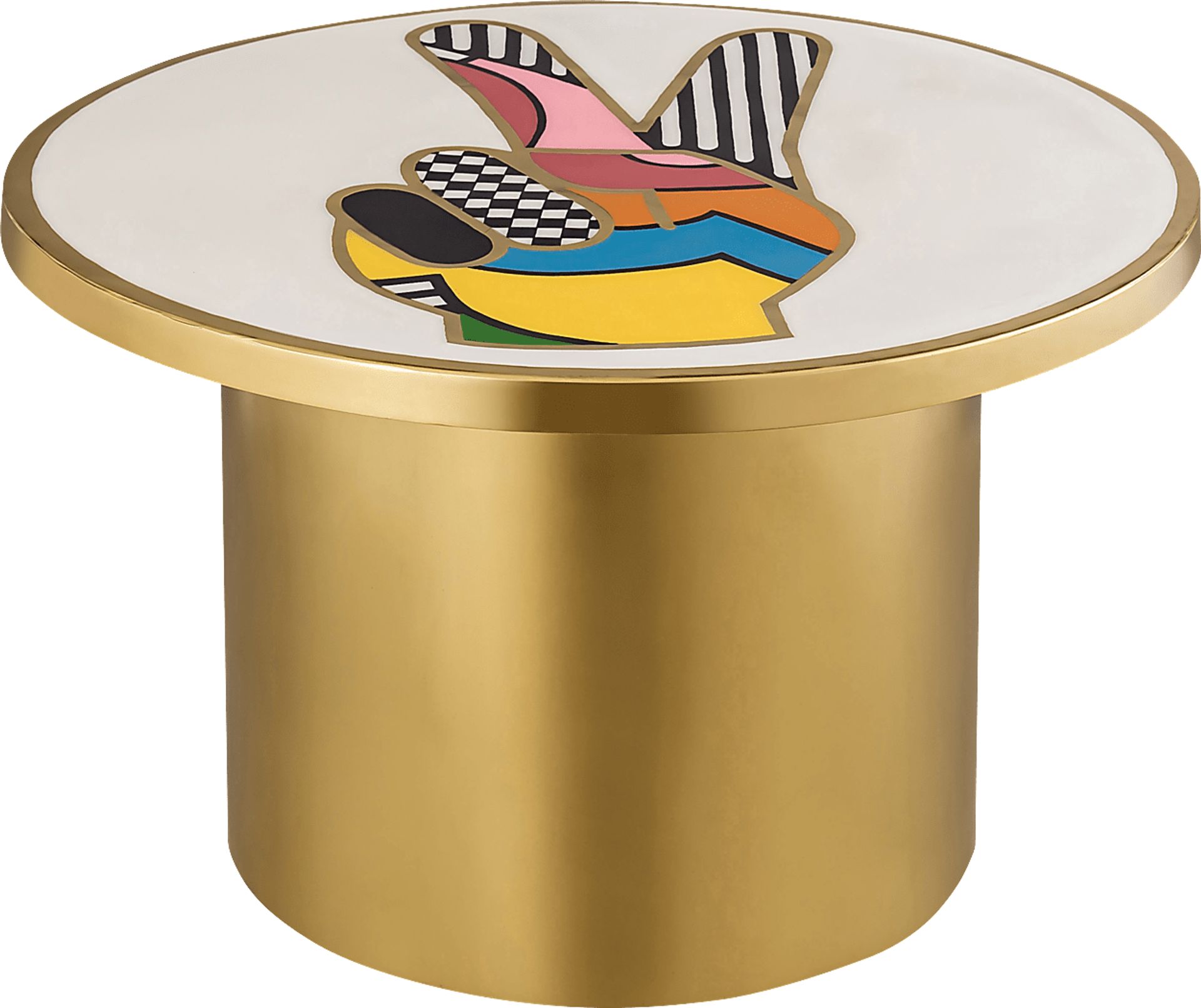 Kids Latoure Gold Cocktail Table - Image 1