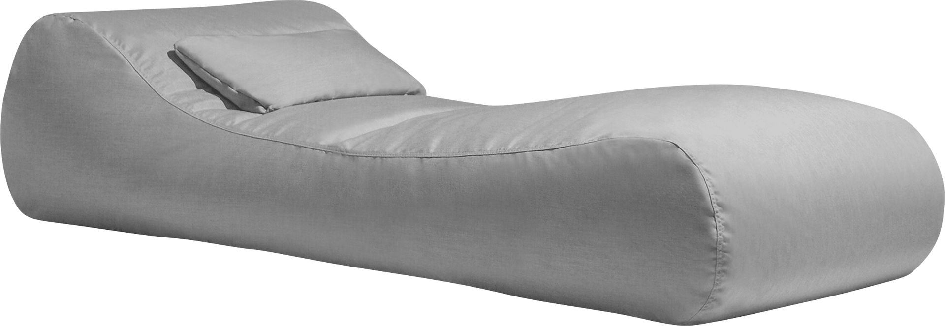 Kids Lax Time Gray Indoor/Outdoor Bean Bag - Image 1