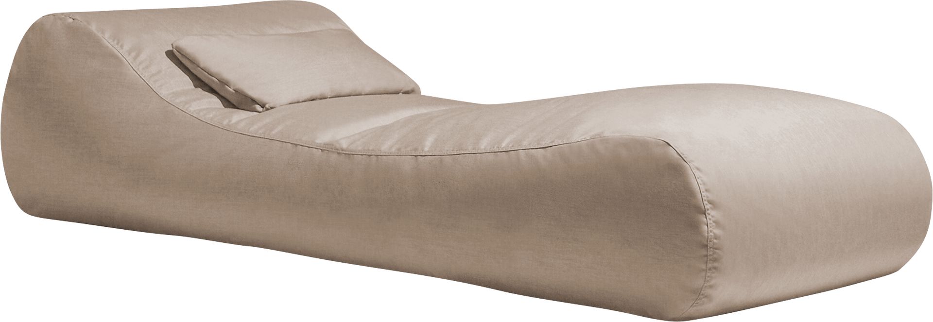 Kids Lax Time Off White Indoor/Outdoor Bean Bag - Image 1