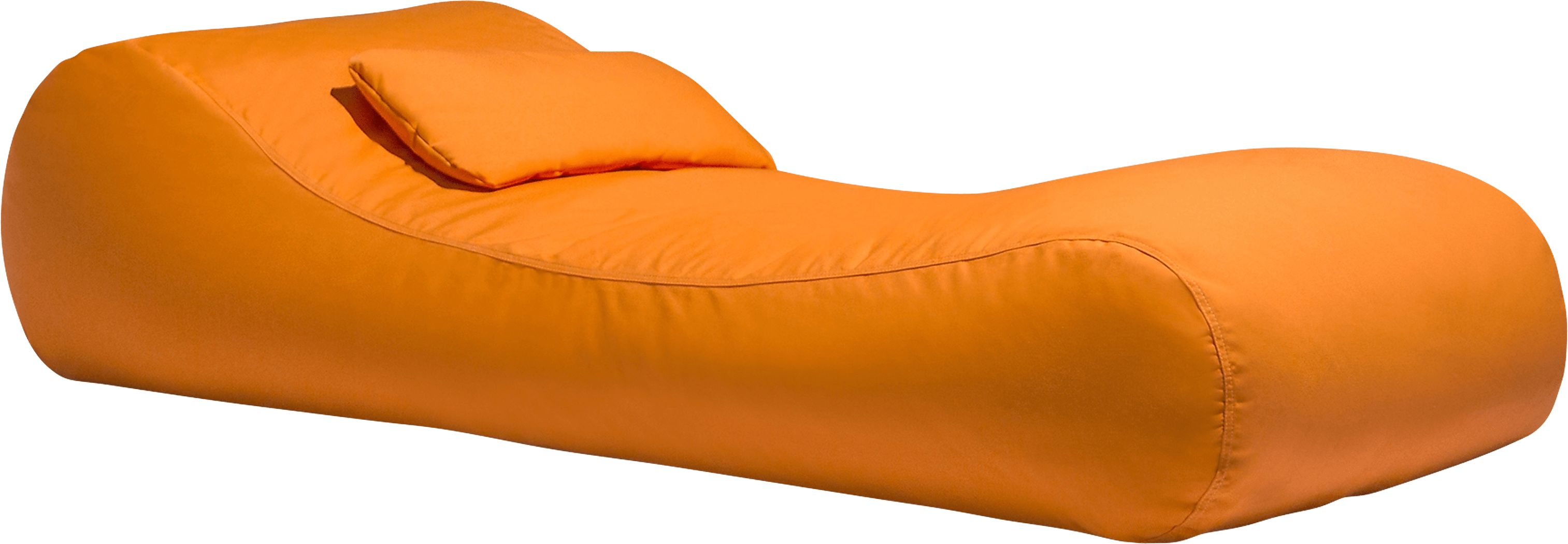 Kids Lax Time Orange Indoor/Outdoor Bean Bag Rooms To Go
