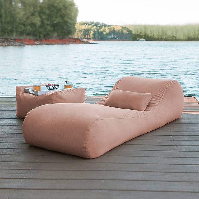 Kids Lax Time Pink Indoor/Outdoor Bean Bag - Thumbnail - Image 2