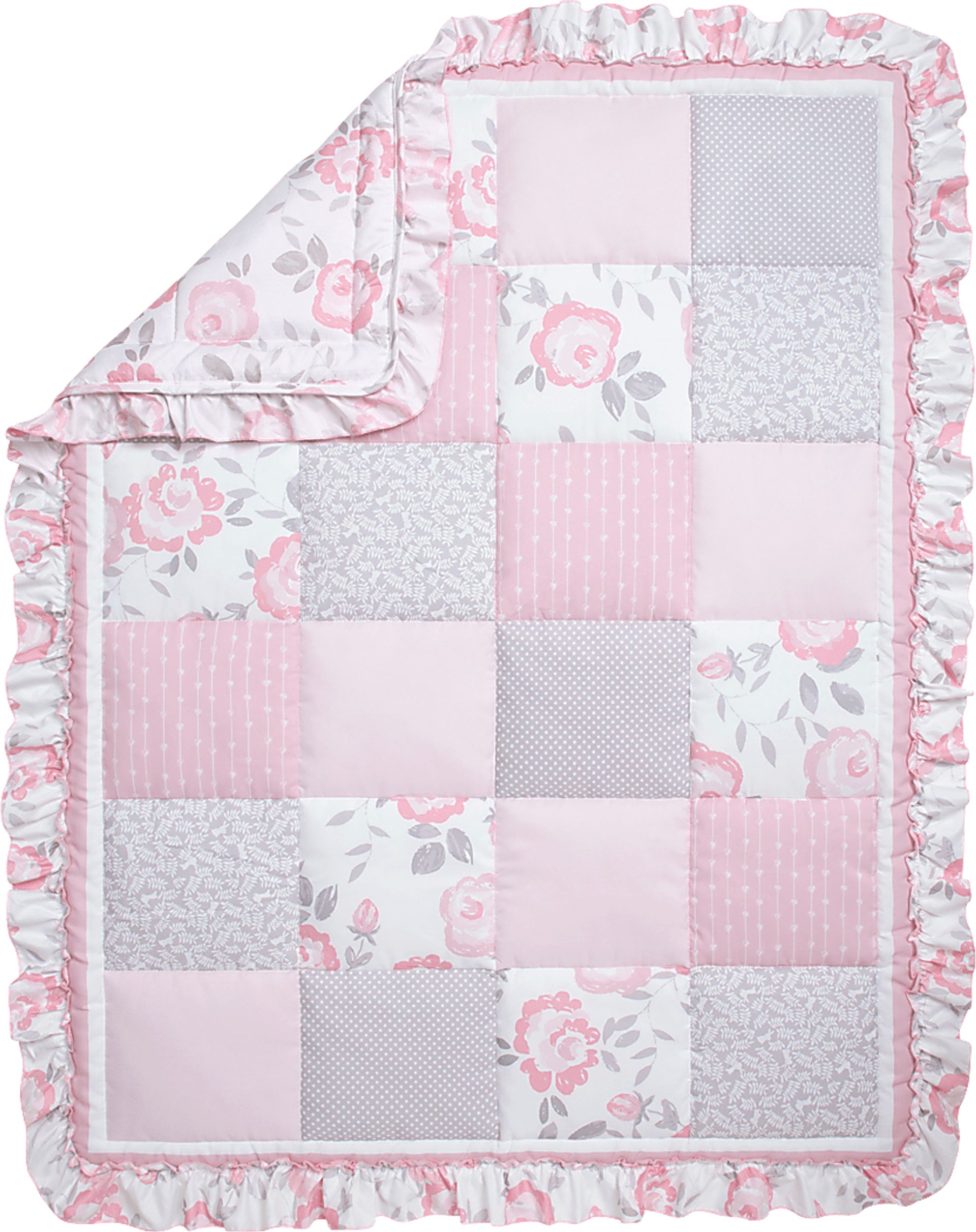 Kids Leire Pink 4 Pc Baby Bedding Set - Image 4