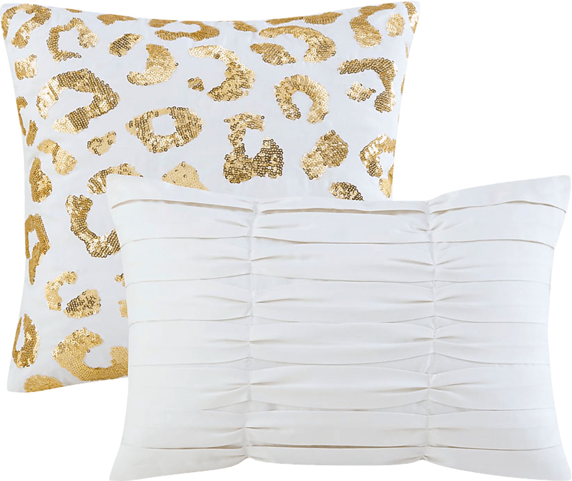 Kids Leopard Chic Ivory Twin XL Comforter Set - Image 3
