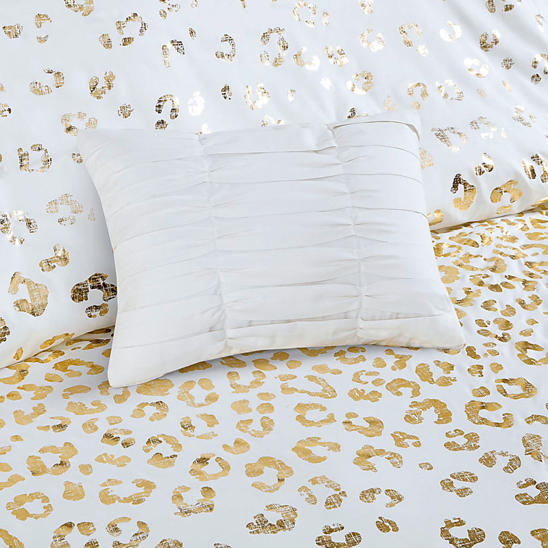 Kids Leopard Chic Ivory Twin XL Comforter Set - Image 7
