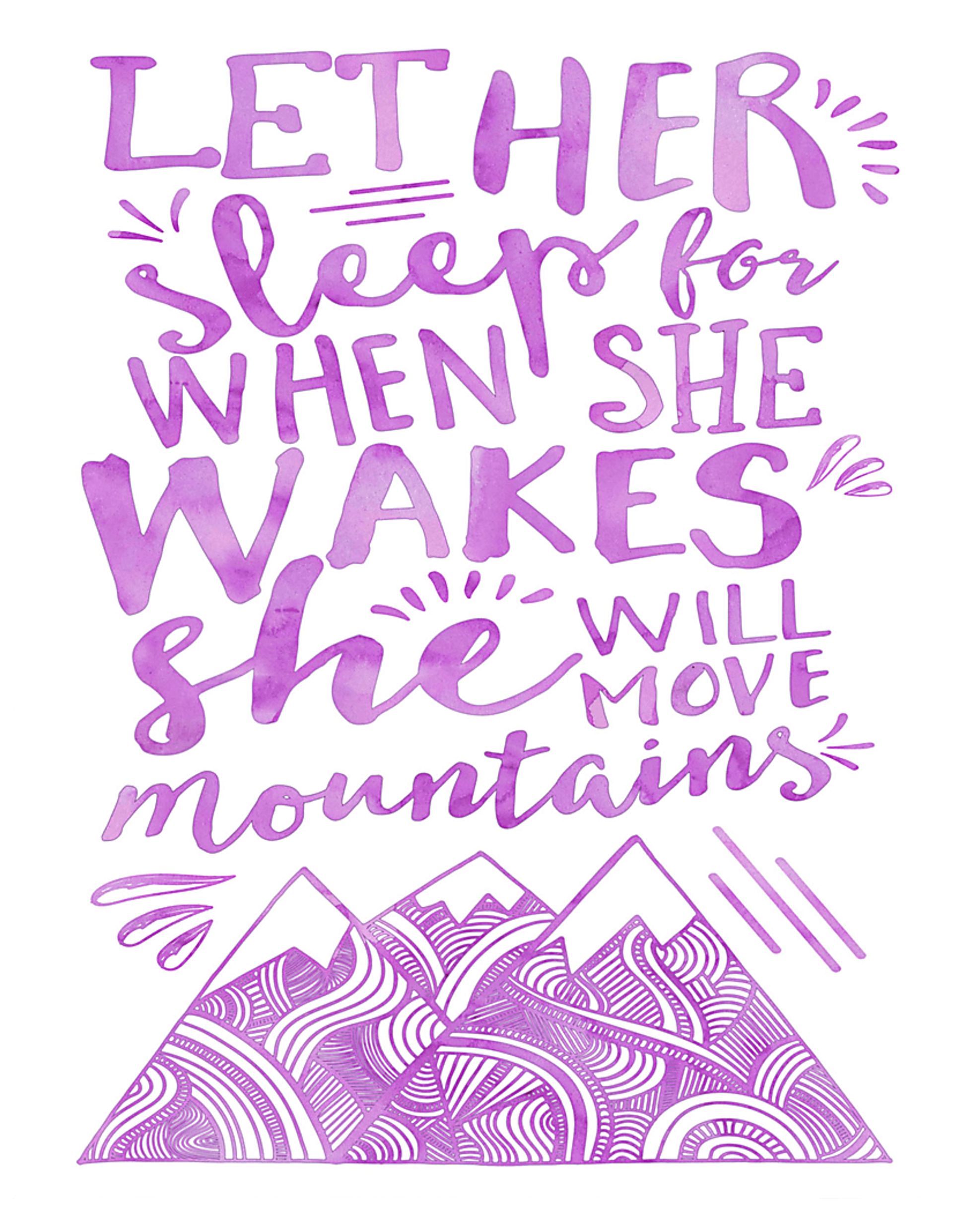 Kids Let Her Sleep Artwork - Image 1