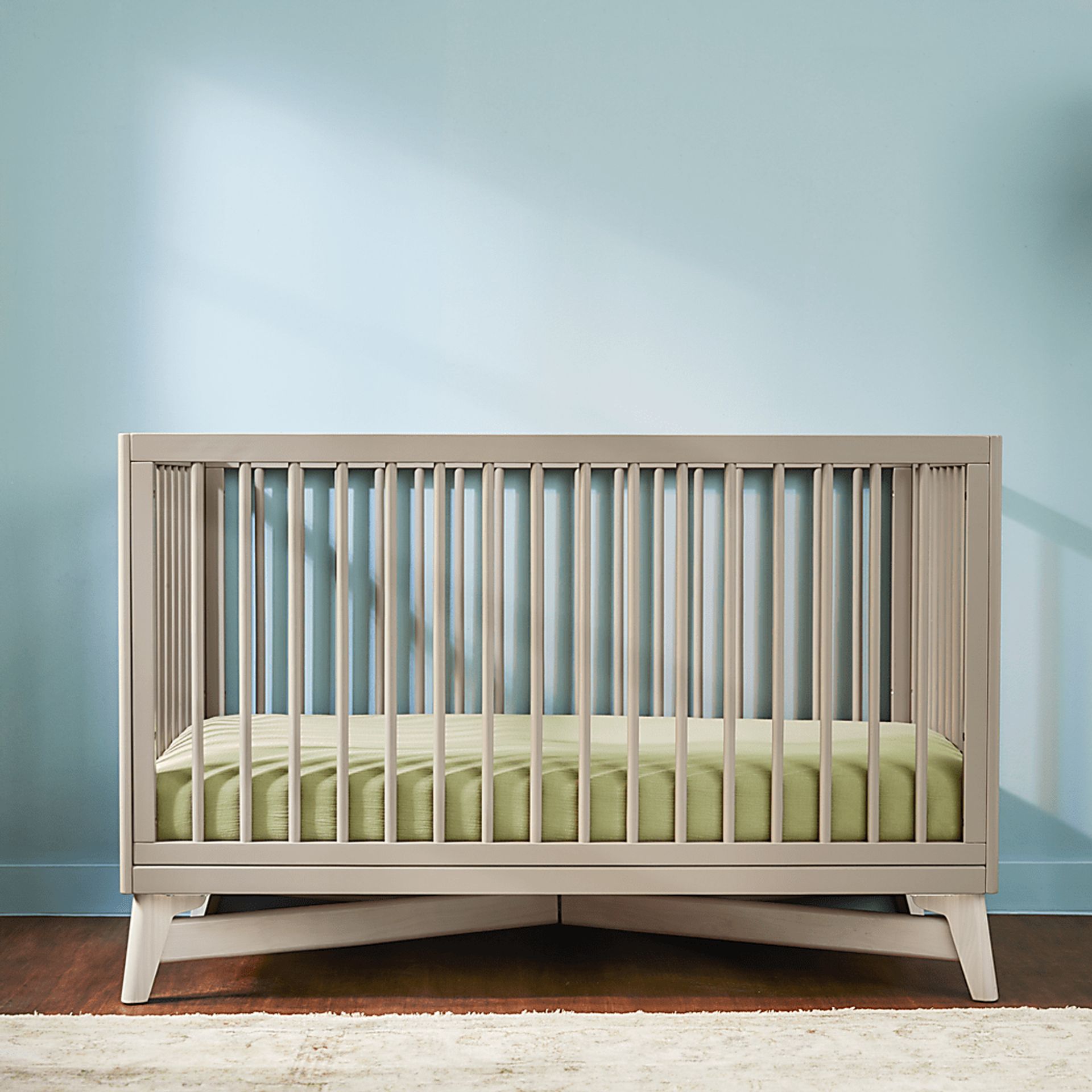 Kids Levia Taupe/Washed Convertible Crib - Image 2