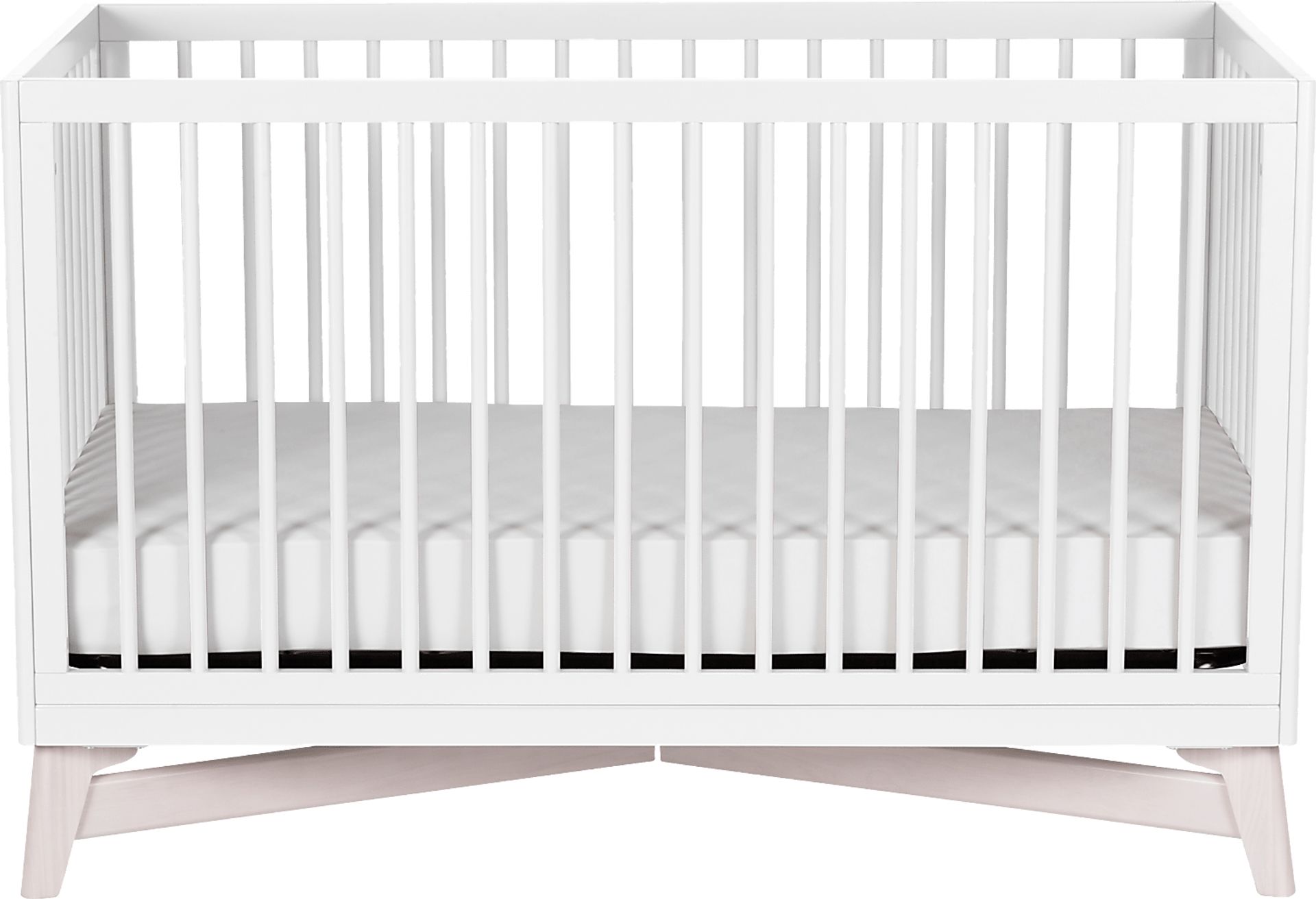 Kids Levia White/Washed Convertible Crib - Image 4