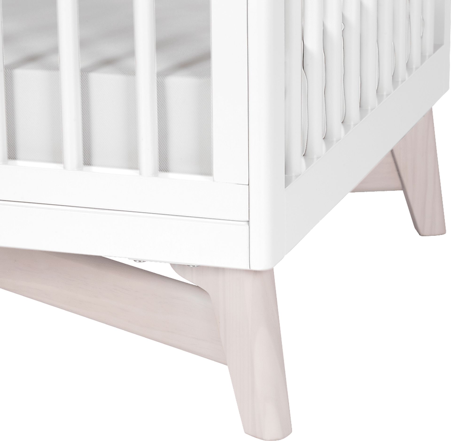 Kids Levia White/Washed Convertible Crib - Image 5