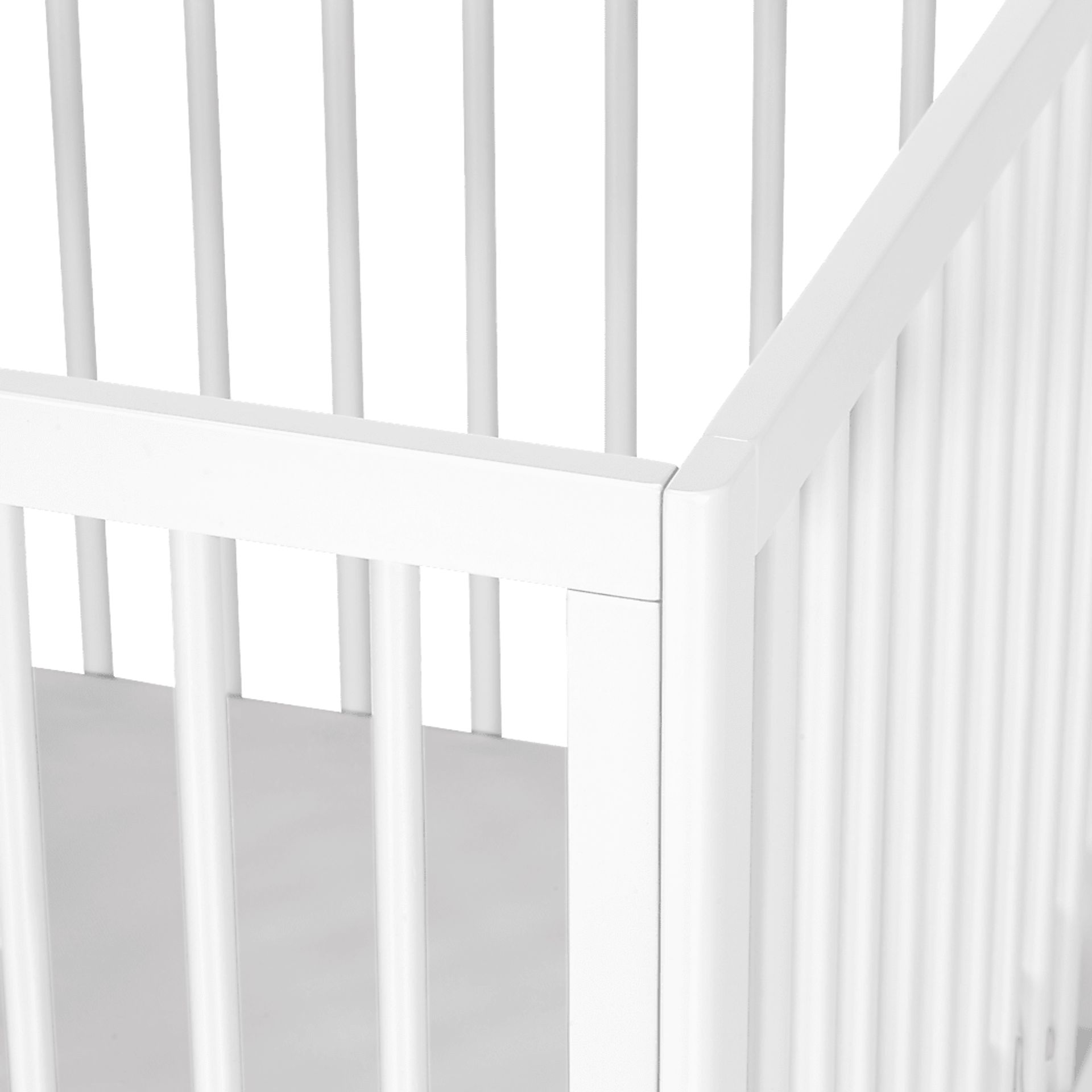 Kids Levia White/Washed Convertible Crib - Image 6