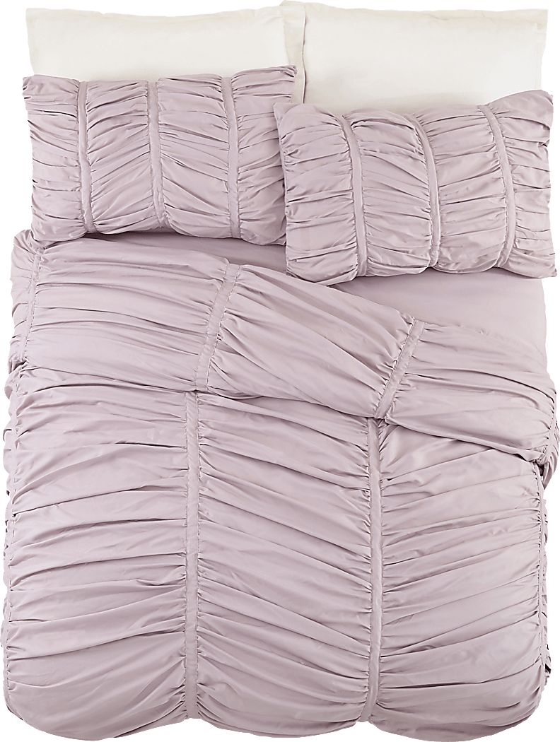Liesle Purple Twin Comforter Set - Thumbnail 2