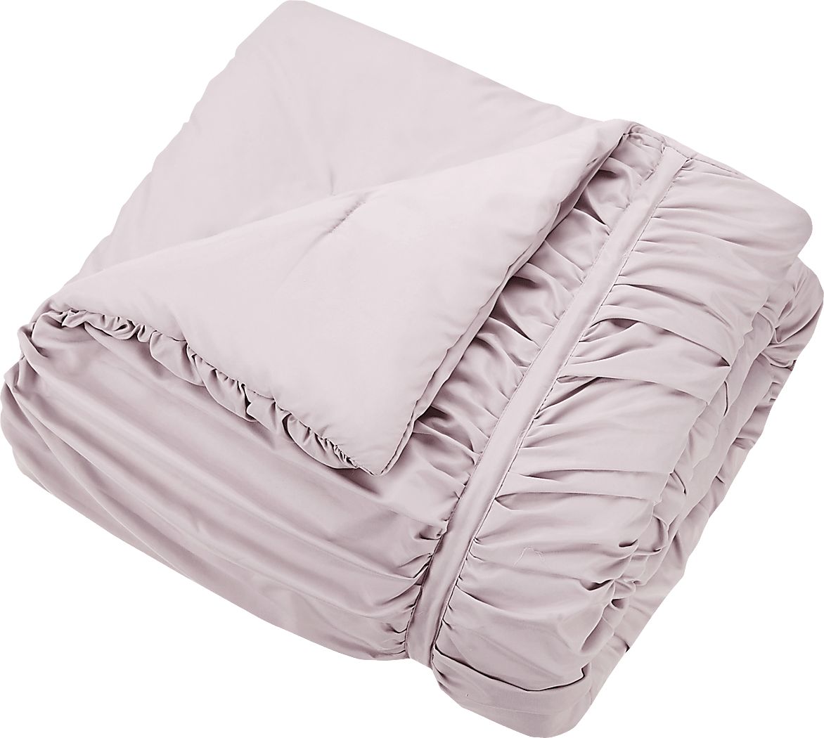 Liesle Purple Twin Comforter Set - Thumbnail 3