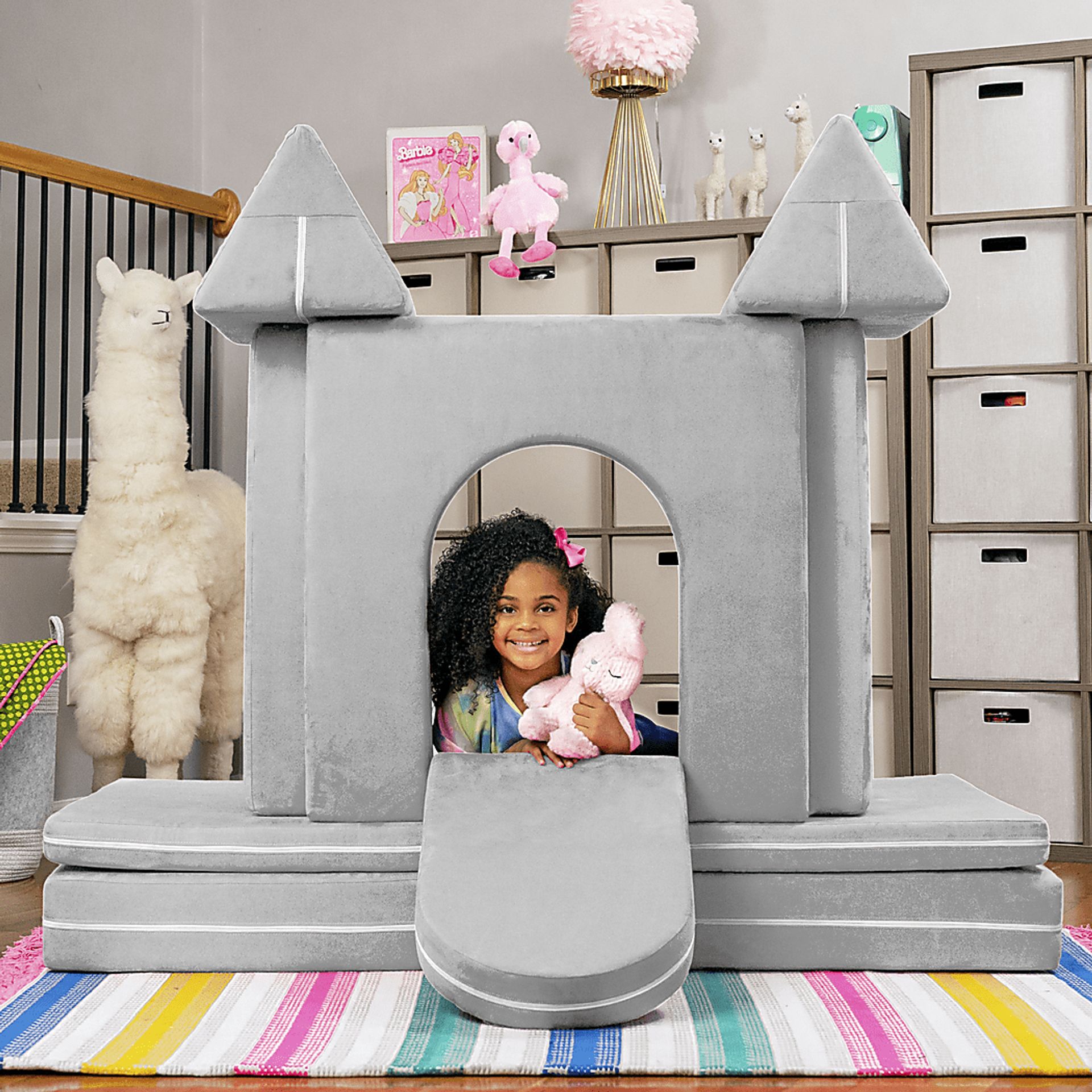 Kids Liezel Gray Castle Gate Playset - Image 2