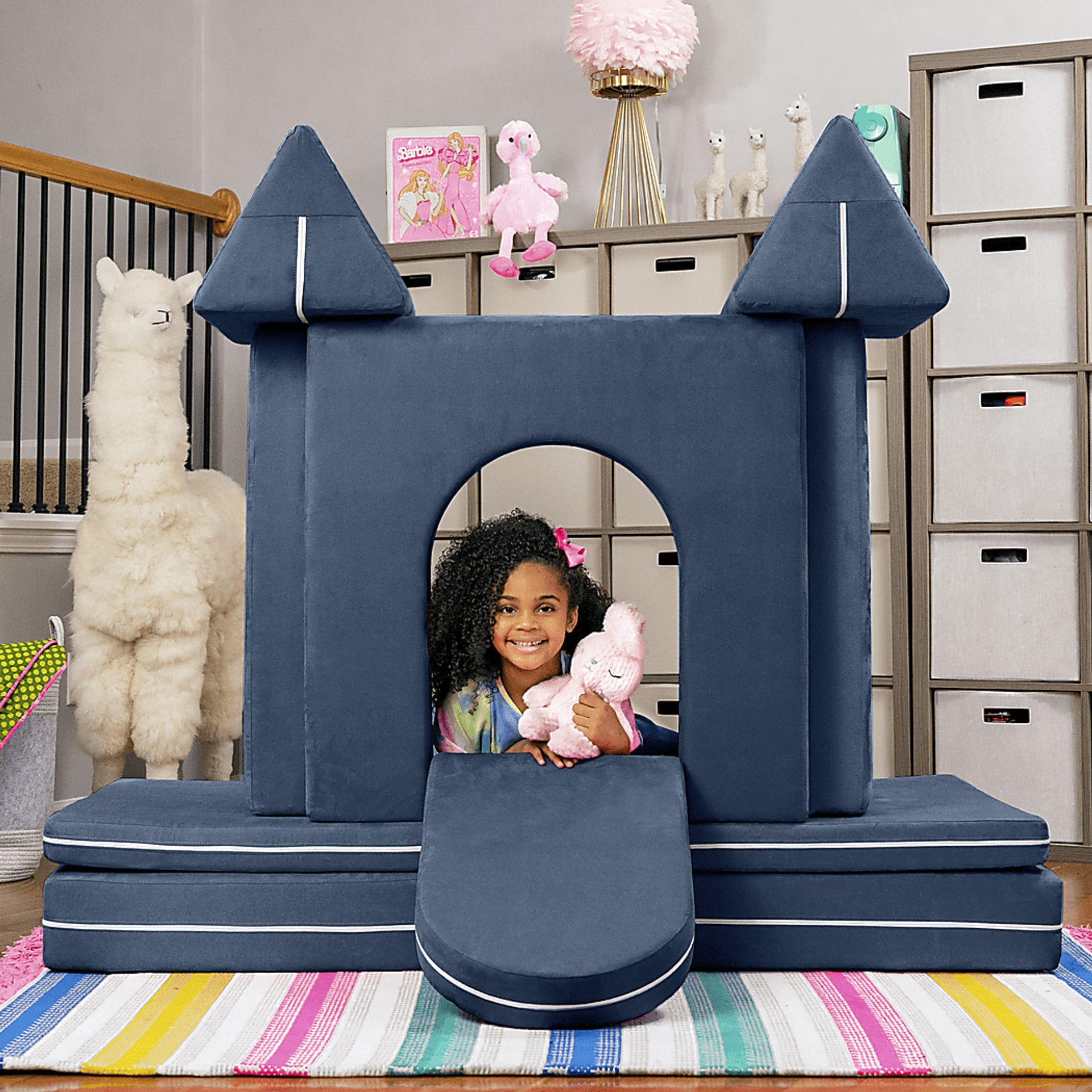 Kids Liezel Navy Castle Gate Playset - Image 2