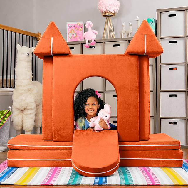 Kids Liezel Orange Castle Gate Playset - Thumbnail - Image 2