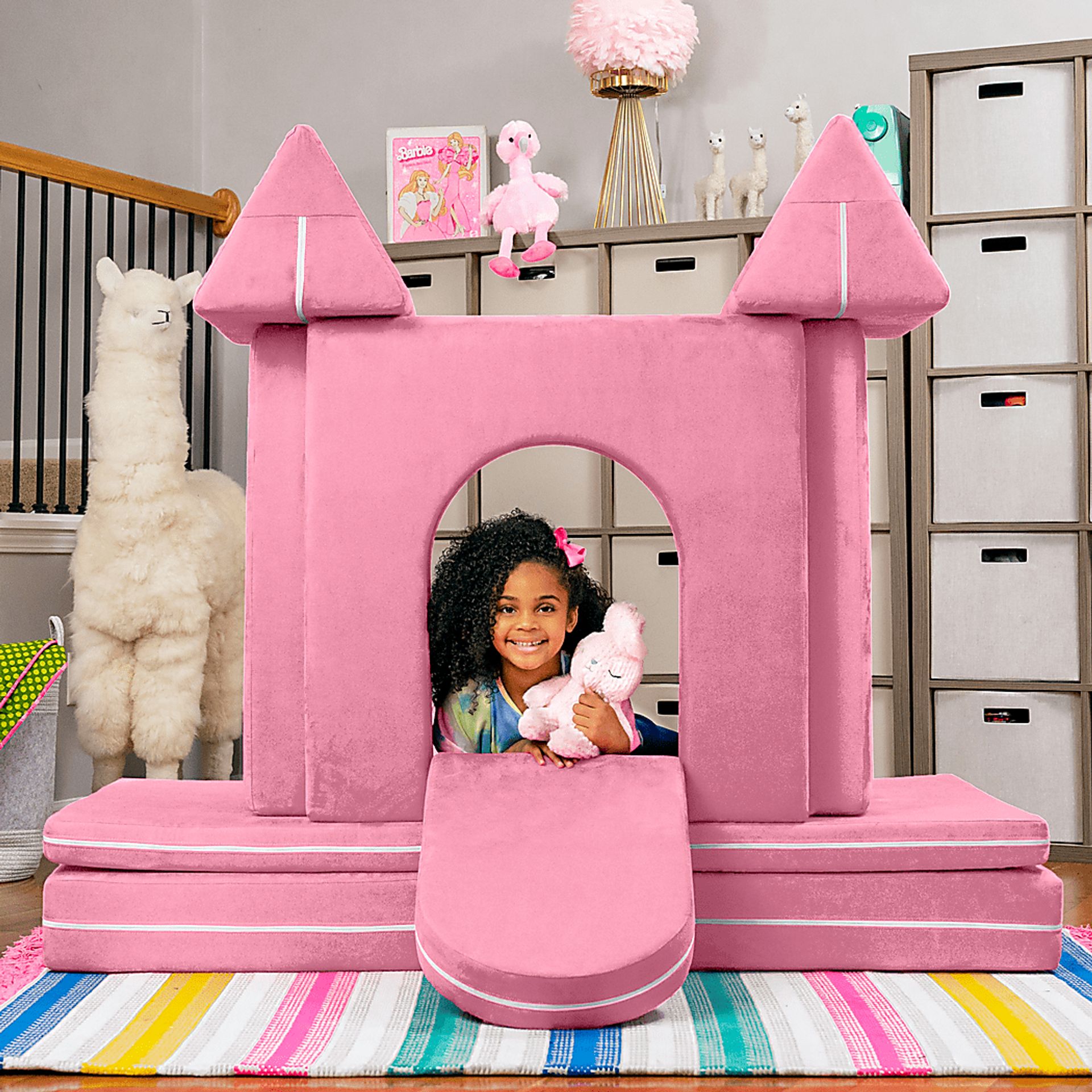 Kids Liezel Pink Castle Gate Playset - Image 2