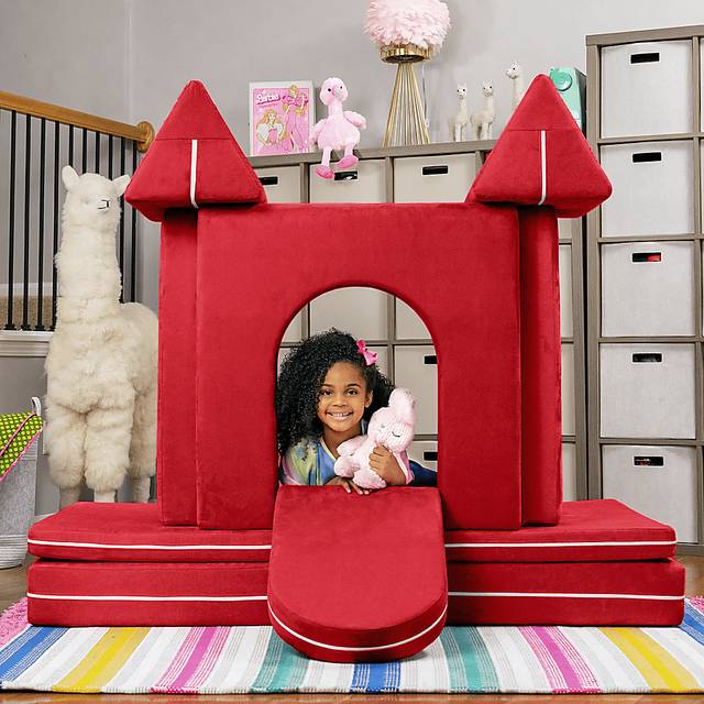 Kids Liezel Red Castle Gate Playset - Thumbnail - Image 2