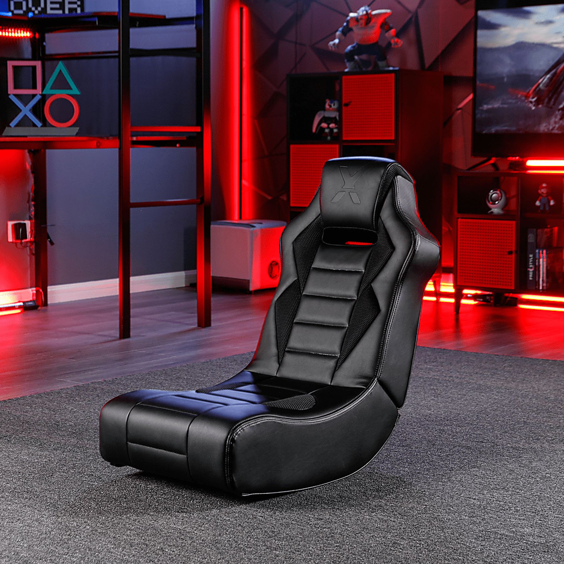 Kids Ligita Black Gaming Rocker - Image 11