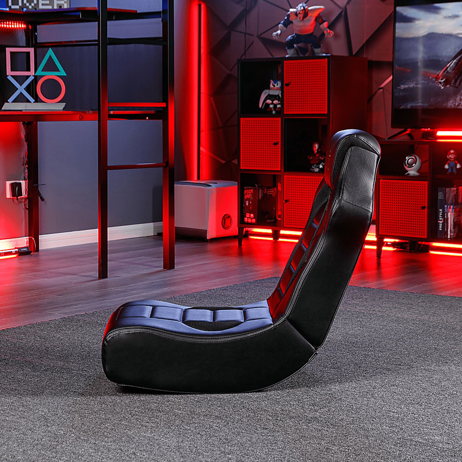 Kids Ligita Black Gaming Rocker - Image 8