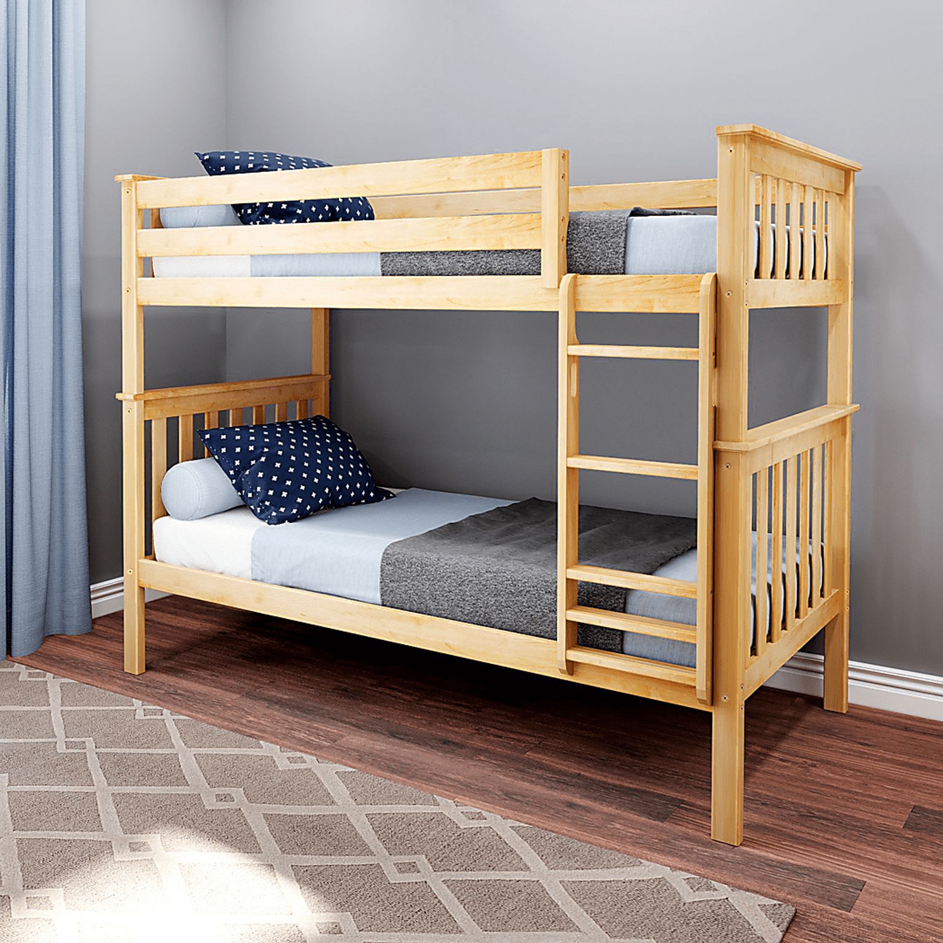 Kids Lilose I Natural Twin/Twin Bunk Bed - Image 2